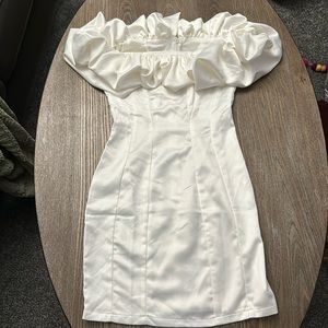 Women’s white mini dress